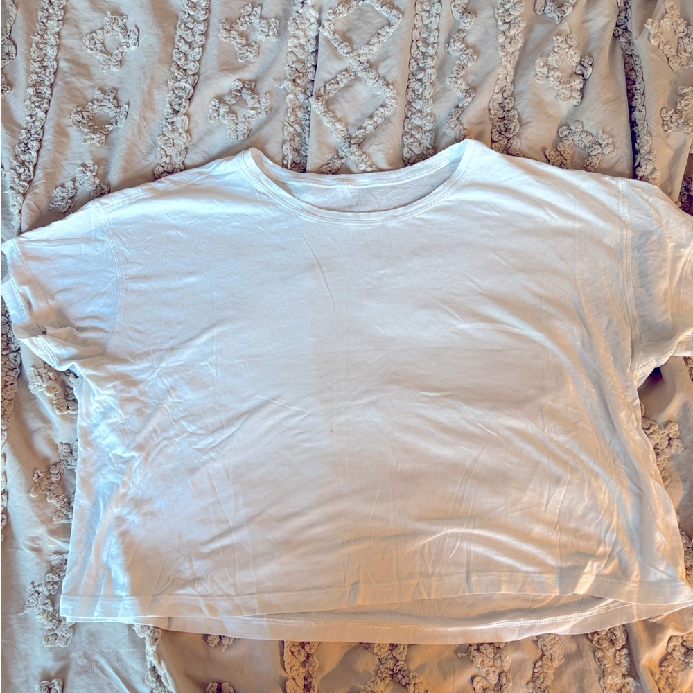 Lululemon Crop Tee Sz XL